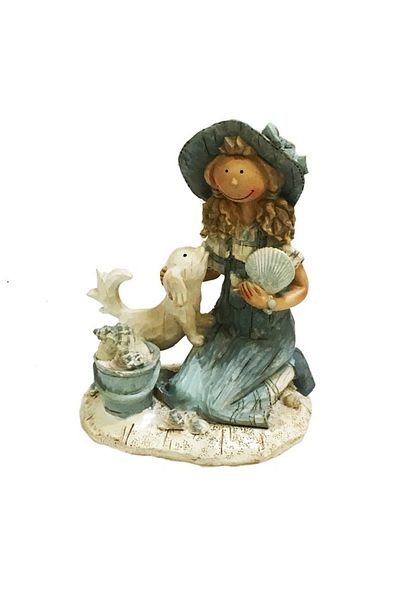 BV Decoration girl with puppy, FF3147D