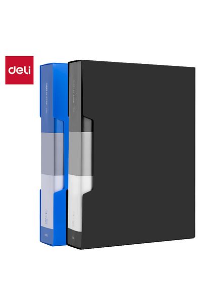 Deli EF902 Display Book A4-80P, Assorted Colors – Ideal for File Storage and Quick Access