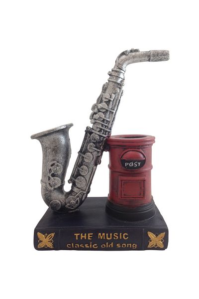 BV Trumpet with pen holder placed on book, 21 cm, CX602D