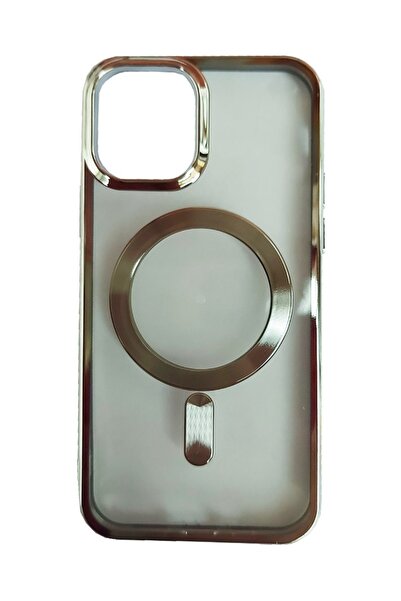 BV Carcasă de telefon compatibilă cu Apple iPhone 12, argintie, 415HT