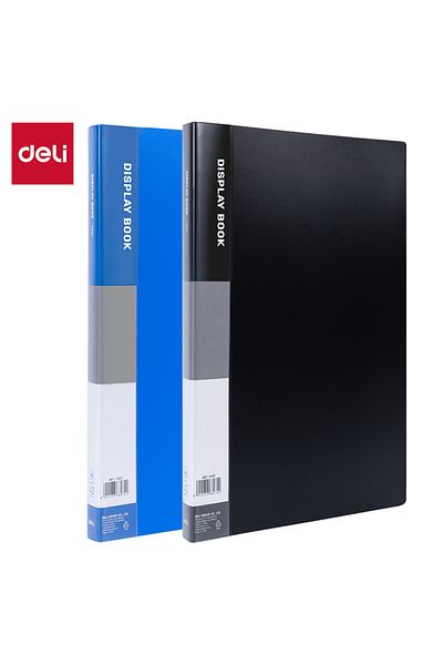 Deli EF907 FC-30P Display Book – ideal for organizing FC-size documents in office & school