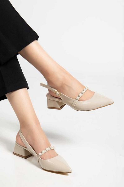 Lolo Life Women's Maste Pearl Short Heeled Shoes -Zy-04