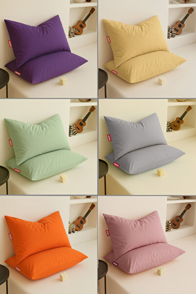 İQON Față de pernă 12 buc |   violet |   galben |   în timpul |   gri |   por...