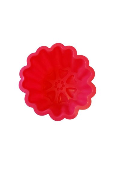 BV Silicone muffin mold, 1 cavity, Red, 9 cm, 330COF