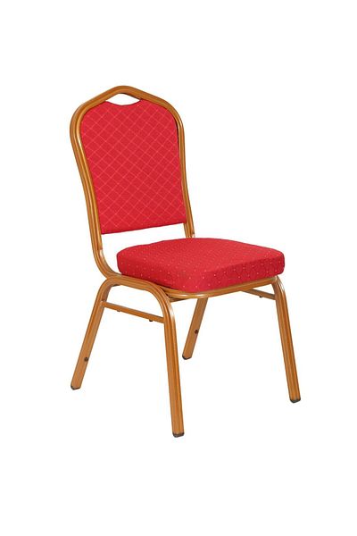 AWF AL WADI FURNITURE Troy Single Banquet Chair, Hall Chair, Marriage Chair, Event Chair, Stackable - RED