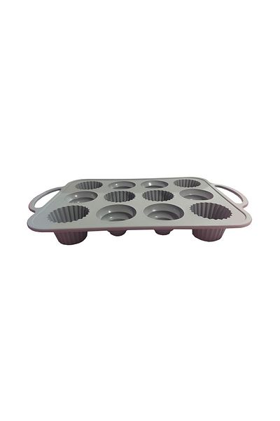 BV Tavă din silicon, 12 cavități, 37 cm, Cookstyle, 132COF