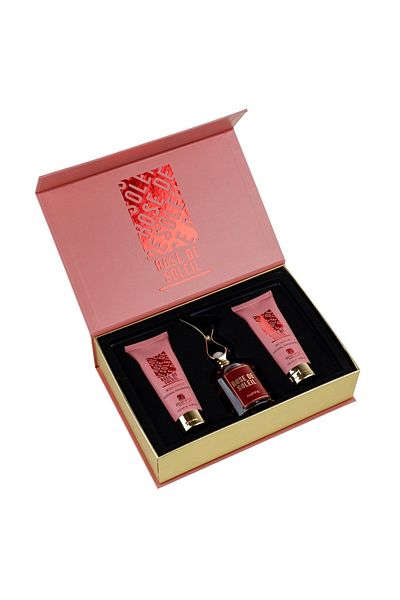 Riiffs Rose De Soleil Gift Set – Eau De Parfum 100ml Shower Gel 100ml Body Lotion 100ml Women