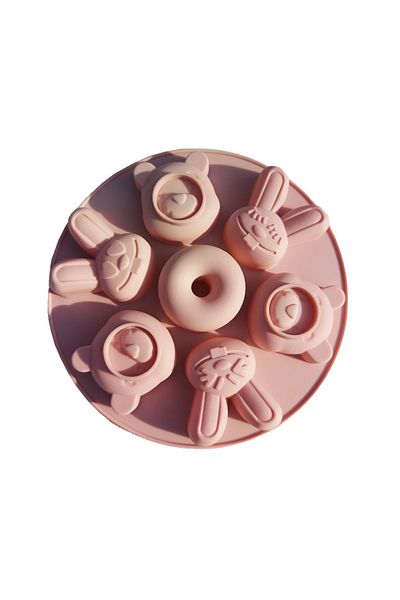 BV Formă de tort din silicon, Iepurași, Ursuleți, 170COF