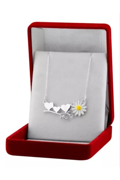 Shiklik MODA قم بتكملة أناقتك مع قلادة قلب ديزي الرومانسية