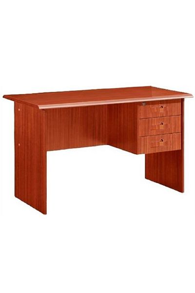AWF AL WADI FURNITURE Anova Compressed Wood Compact Office Table, Office Desk, Computer Table, Study Cherry Brown