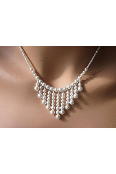 Shiklik MODA Complete Your Elegance with the Pearl Detailed Elegant Women's N...