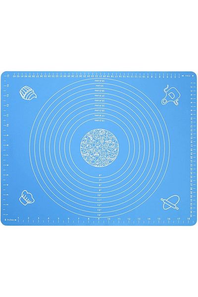 BV Covoraș de copt din silicon, foaie antiaderentă, 60x80 cm, albastru, 557COF