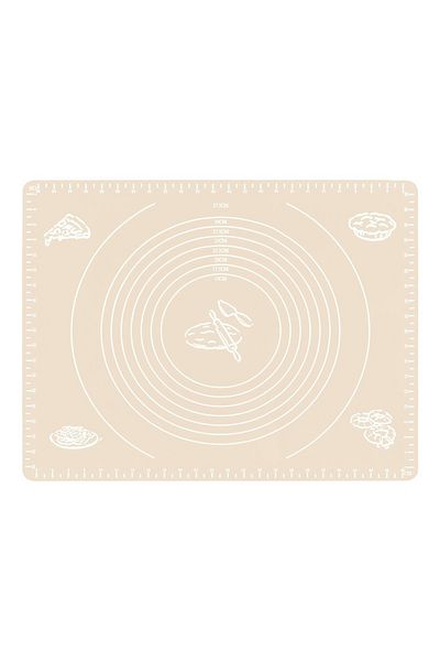 BV Covoraș din silicon pentru aluat, foaie antiaderentă, 60x80 cm, bej, 559COF