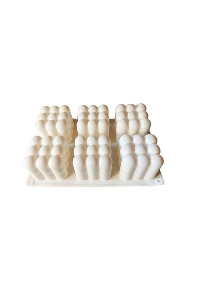 BV Silicone mold 6 cavities, for molded cakes, White, 22 cm, 248COF