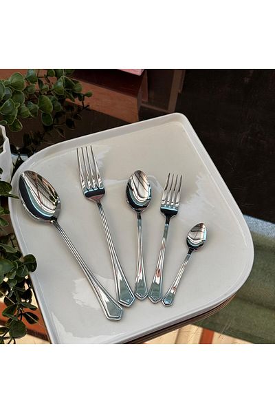 hinezahome Rollers Fork Spoon Set 36 Pieces