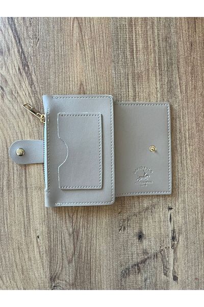 Butik Women's Card Holder & Wallet Beige