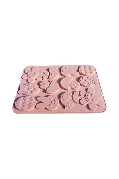 BV Formă de tort din silicon, Iepurași, Ou, Pui, Floare, 174COF