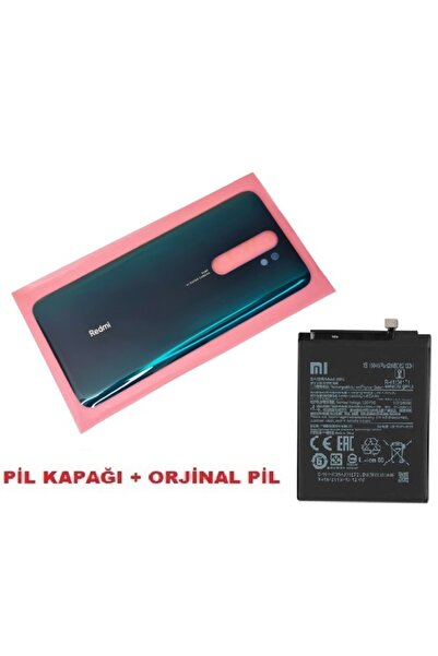 indirimplus Xiaomi Redmi Note 8 Pro Arka Pil Batarya Kapağı + PİL (CAM) YEŞİL