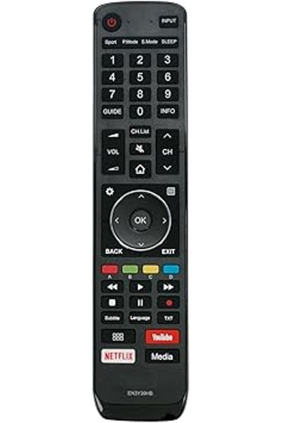 The Bros Allimity EN2BW27H Replacement Remote fit for Hisense LCD HDTV TV 40A5700FA