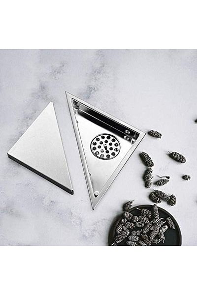TAFASSELL Hidden-Type Odor Removal Modern Shower Drain Triangle Covers
