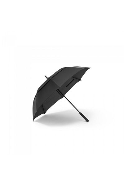 dalimag Pongee Umbrella, Automatic Opening and Closing, Cover, 94 cm, Black
