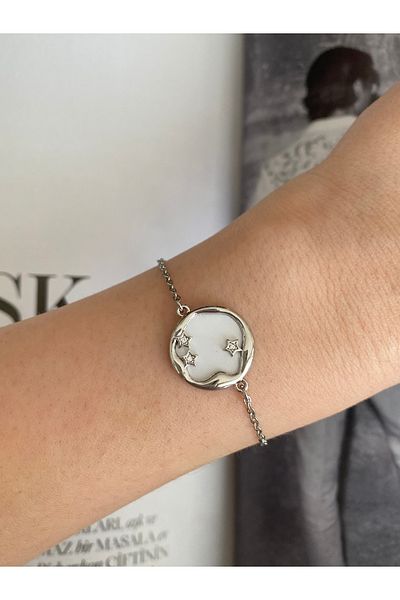 Pinery Jewels Pearlescent Star Steel Tarnish-Free Women's Bracelet
