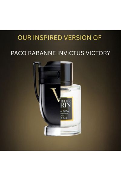 LATELİER ERİN Apa de Parfum L’Atelier ERIN M140, 50 ml, pentru barbati, inspirat din Invictus Victory