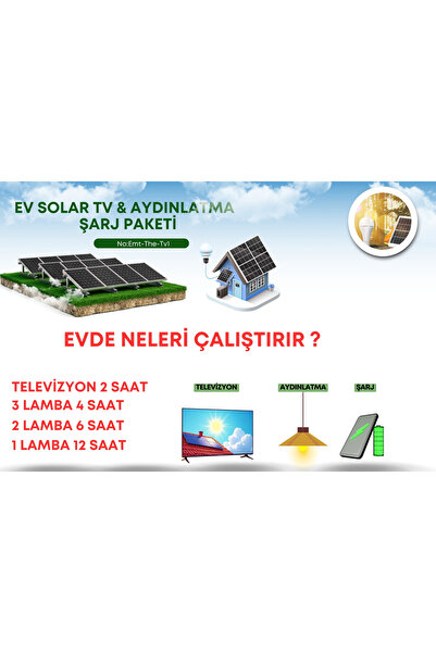 TNL Çobanlar İçin Taşınabilir Solar Güneş Enerji Sistemi