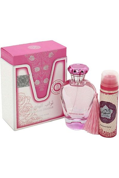 ARD AL ZAAFARAN Turab Al Dhahab Amazing Rose Eau De Parfum, 100ml Deodorant Spray, 100 ml
