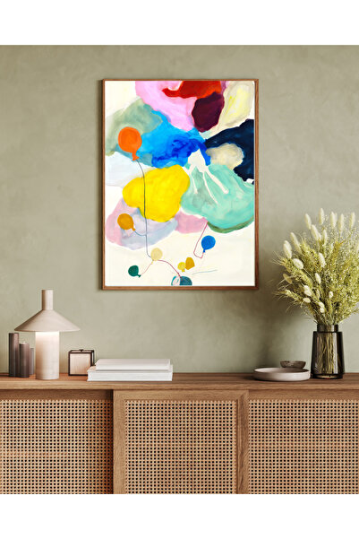 woodhomeworks Tek Parça Salon Ofis Dekor Tablo Ttk