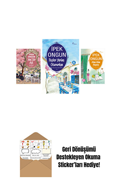 Artemis Yayınları İpek Ongun 3 Kitap Set + Okuma Sticker'ları