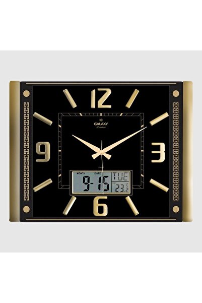Genel Markalar Galaxy T-711-A-1 Premium Termometreli ve Takvimli Duvar Saati