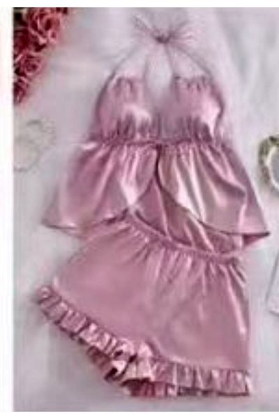 Star Fashion Bride or godmother pajamas, satin, 2 pieces