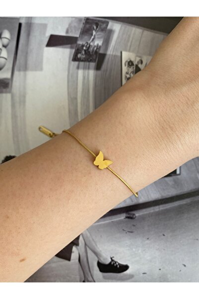 Pinery Jewels سوار نسائي من الفولاذ المقاوم للصدأ ذو شكل بسيط