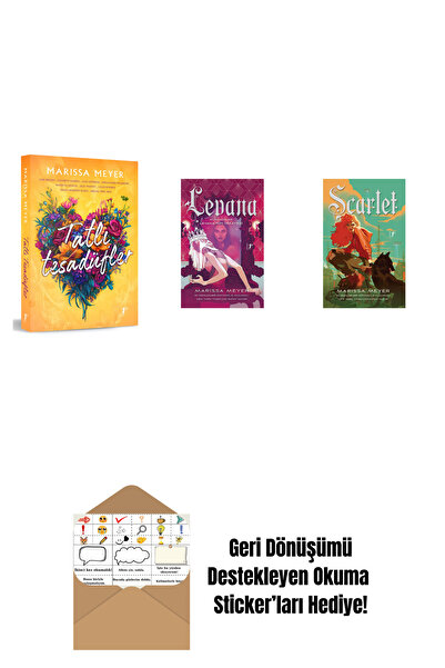 Artemis Yayınları Marissa Meyer 3 Kitap Set + Okuma Sticker'ları