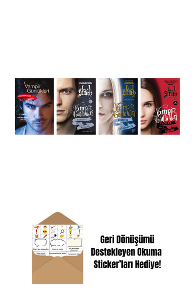 Artemis Yayınları L. J. Smith 4 Kitap Set + Okuma Sticker'ları