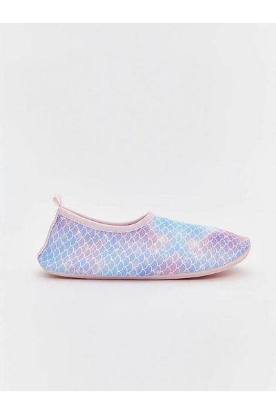 LC Waikiki Lcw Steps Blue Patterned Girl's Sea Shoes