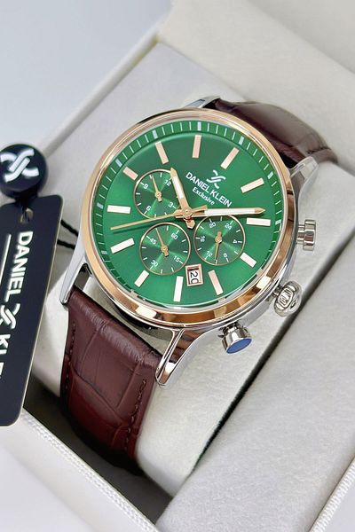 Daniel Klein Stainless Steel Cord Men Wrist Watch+3 Atm Waterproof 2 Years Warranty