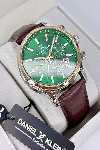 Daniel Klein Stainless Steel Cord Men Wrist Watch+3 Atm Waterproof 2 Years Warranty