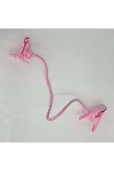 dalimag Phone holder, flexible arm, desk clamp, pink, girls