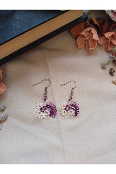 SOFT El Yapımı Mekik Oyası Küpe