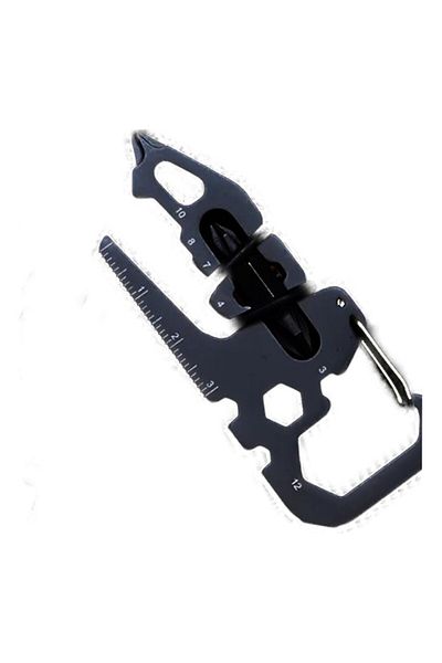 dalimag Multifunctional Card, 15 in 1, Screwdriver, Opener, Black, 66x31x2.5mm
