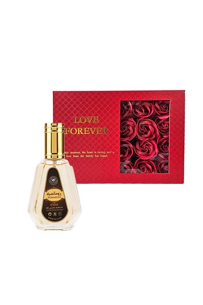 ARD AL ZAAFARAN Surprizam gift set Ard al Zaafaran Romancea Eau de Parfum, 50 ml and Rose Box