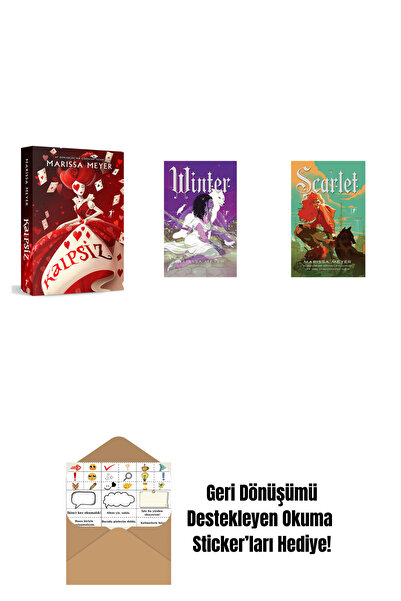 Artemis Yayınları Marissa Meyer 3 Kitap Set + Okuma Sticker'ları