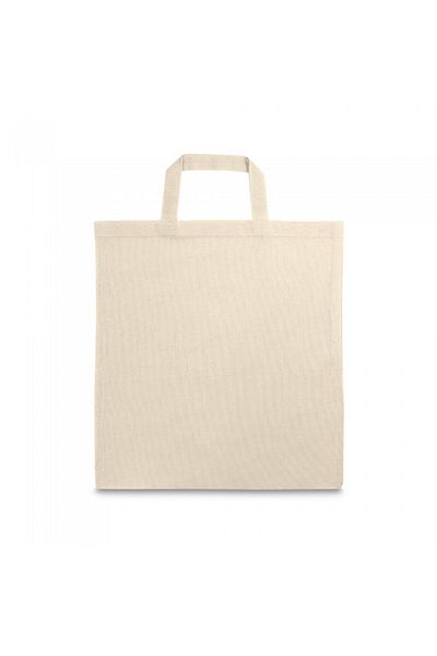 dalimag 100% cotton bag, 37 x 41 cm, handles 30 cm, gray