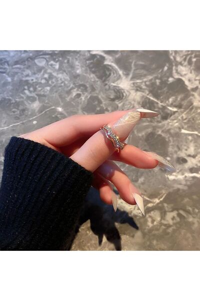 Shiklik MODA قم بتكملة أناقتك مع خاتم الأحجار الكريمة الأنيق