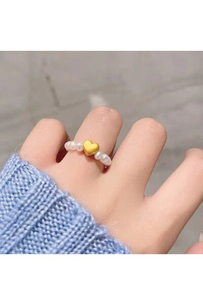 MODAELMAS1 قم بتكملة أناقتك مع خاتم نموذج قلب أنيق