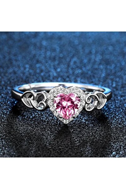 Shiklik MODA ارتقِ بفخرك مع خاتم قلب مرصع بالأحجار الرائعة