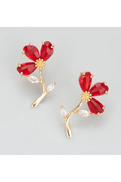 Shiklik MODA قم بتكملة أناقتك مع أقراط نسائية أنيقة على شكل زهرة