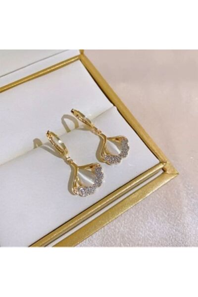 Shiklik MODA أقراط الأحجار الكريمة الأنيقة: أضف لمسة من اللمعان لكل لحظة